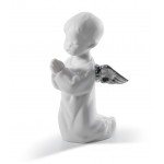 Lladro - Angel Praying (Silver Luster)